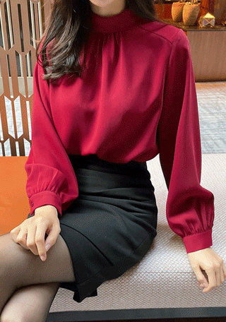 로레아 셔링 블라우스 (3color)(55~66반)나는마리